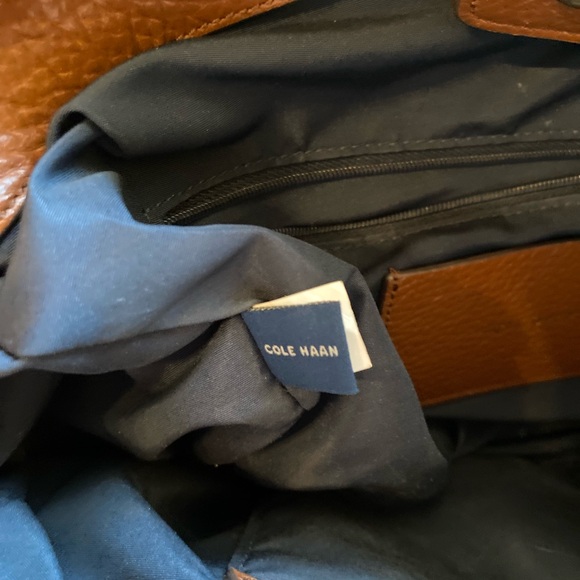 Cole Haan Brown Leather Tote - Picture 8 of 10